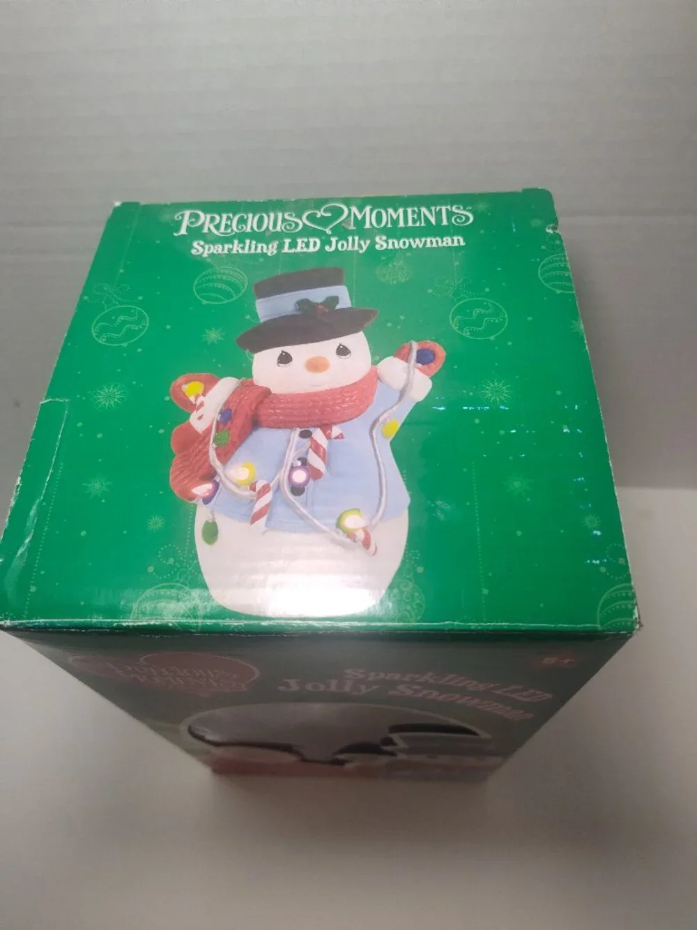 Precious Moments Sparkling LED Jolly Snowman Paint Craft Kit Sealed New